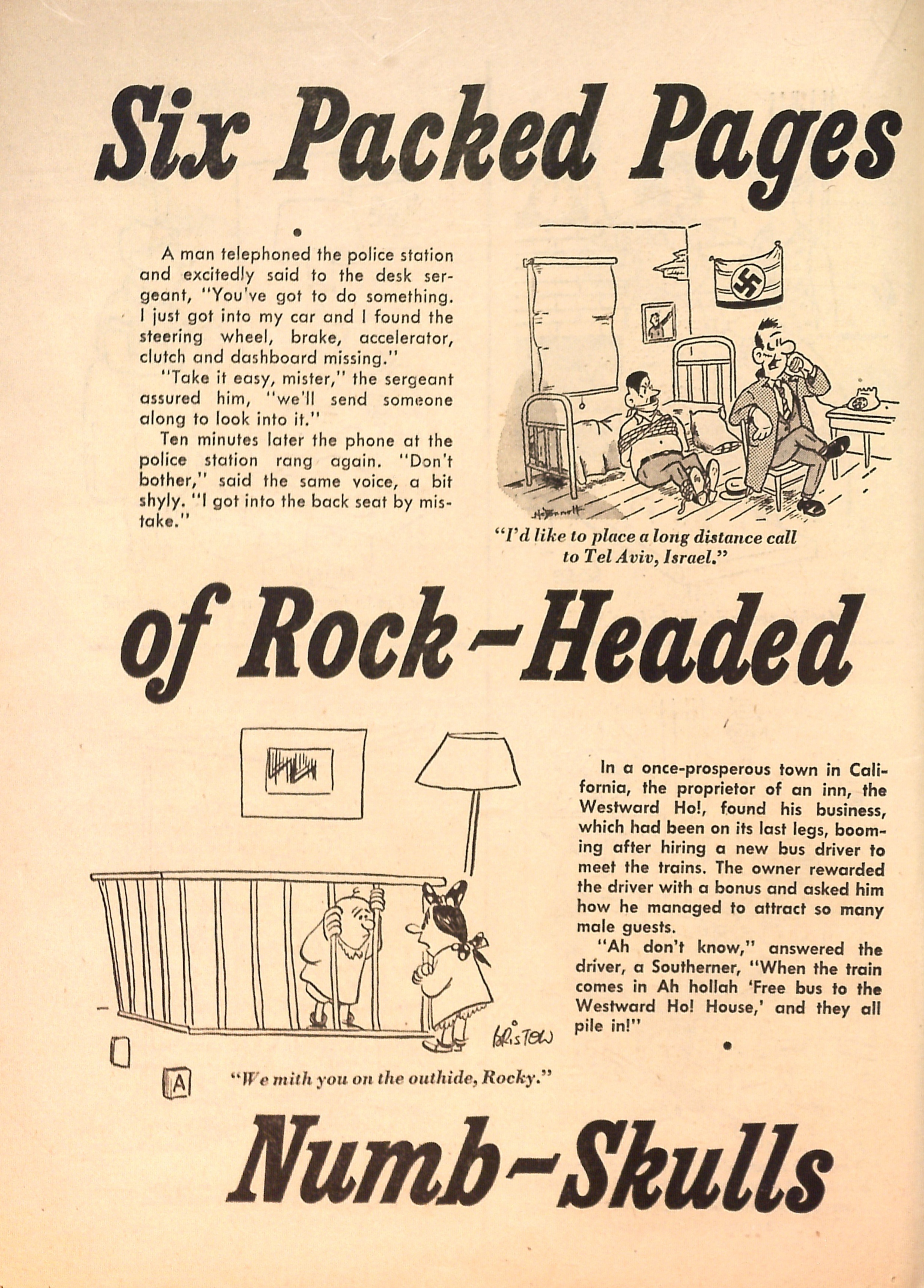 Read online Cartoons and Gags comic -  Issue #26 - 20