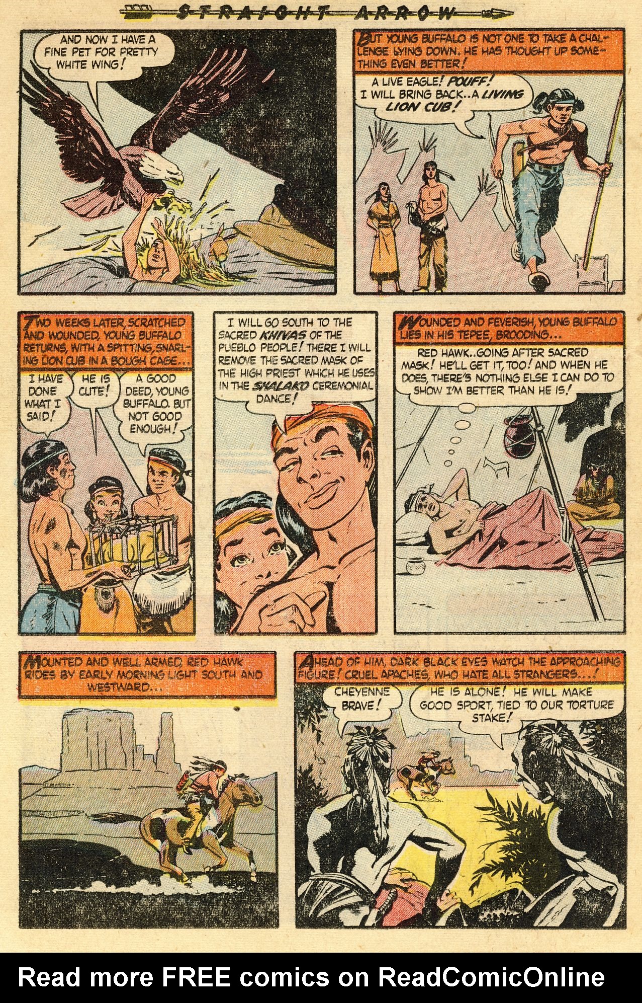 Read online Straight Arrow comic -  Issue #8 - 22