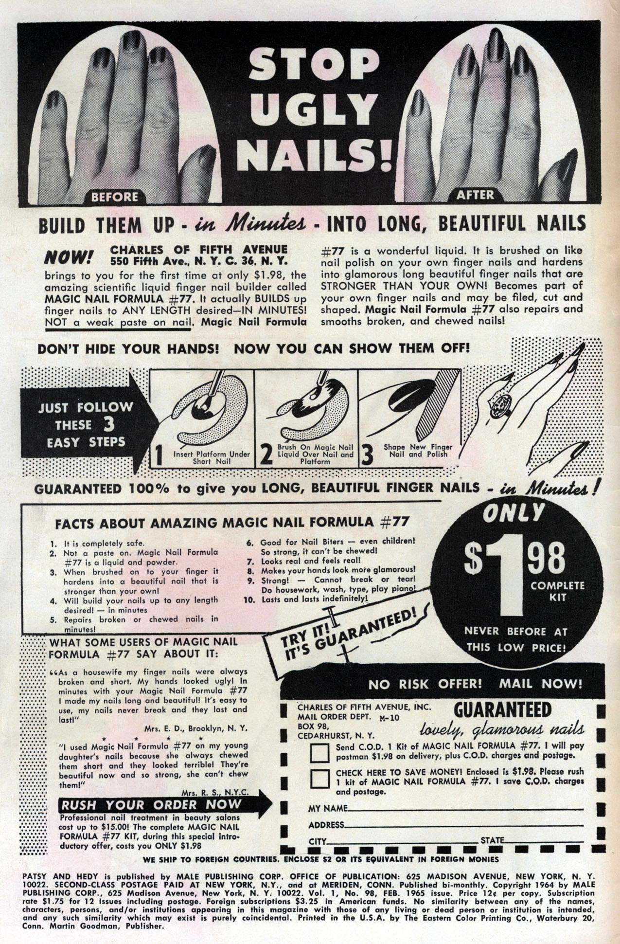 Read online Patsy and Hedy comic -  Issue #98 - 2
