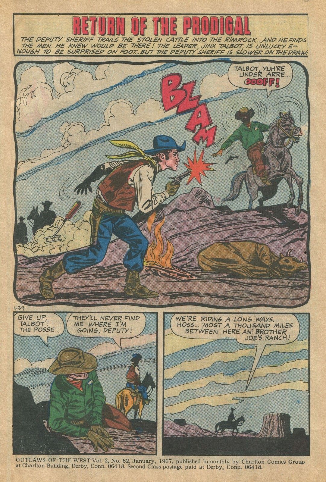 Outlaws of the West issue 62 - Page 3