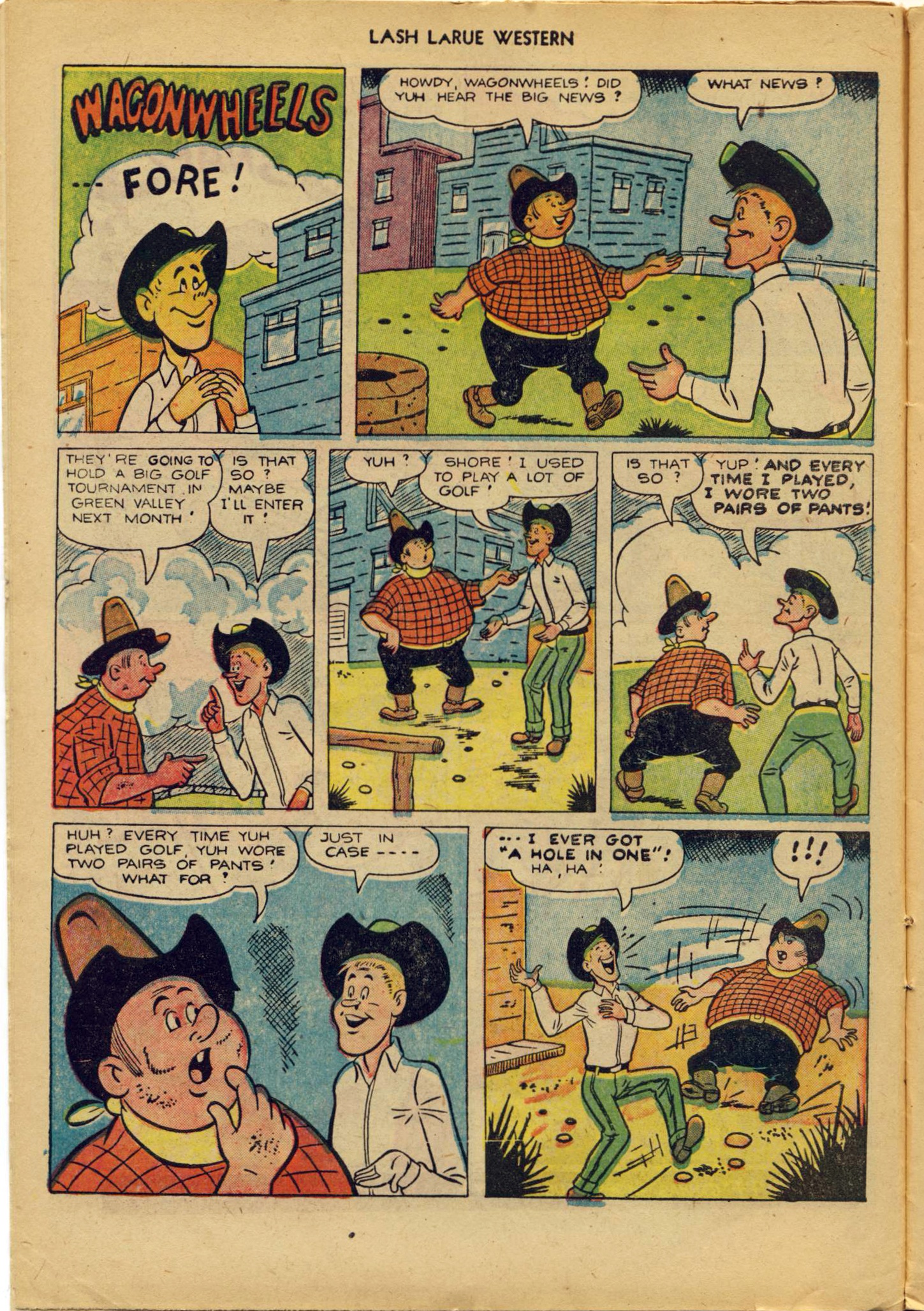 Read online Lash Larue Western (1949) comic -  Issue #29 - 10