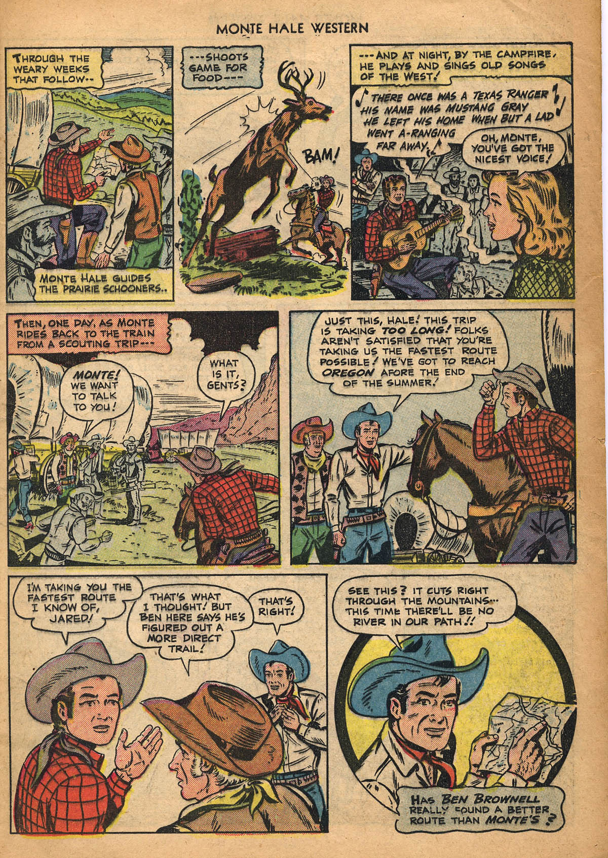Read online Monte Hale Western comic -  Issue #44 - 10
