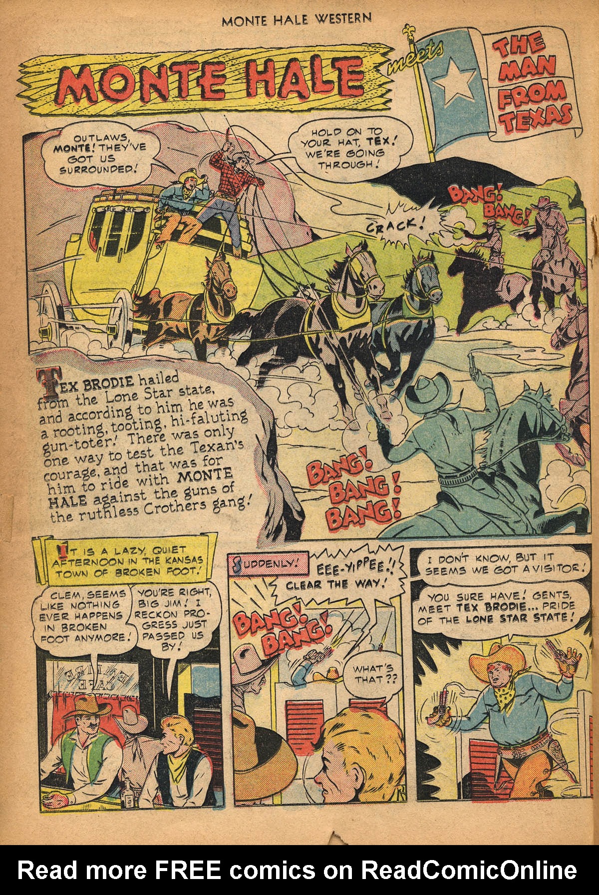 Read online Monte Hale Western comic -  Issue #44 - 27