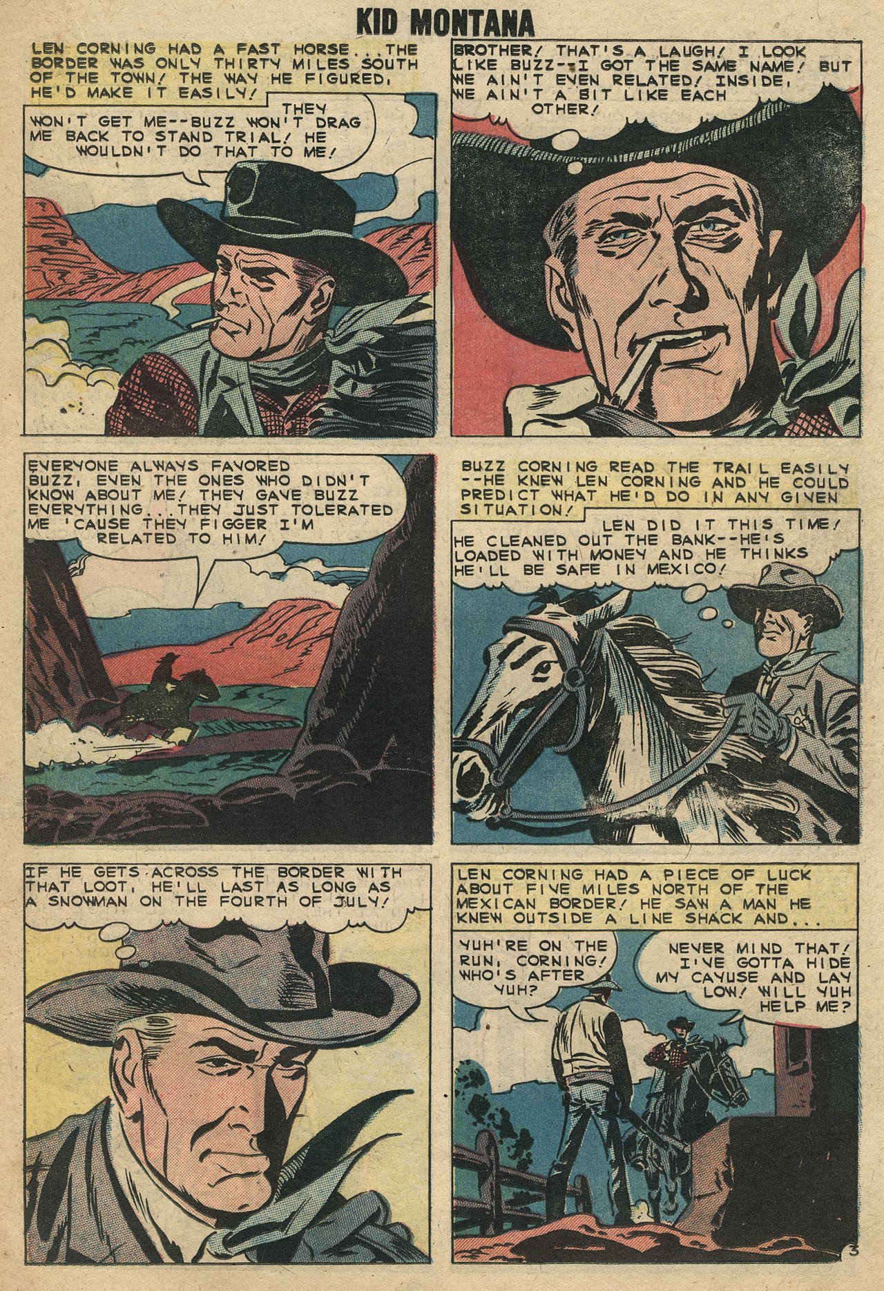 Read online Kid Montana comic -  Issue #18 - 19