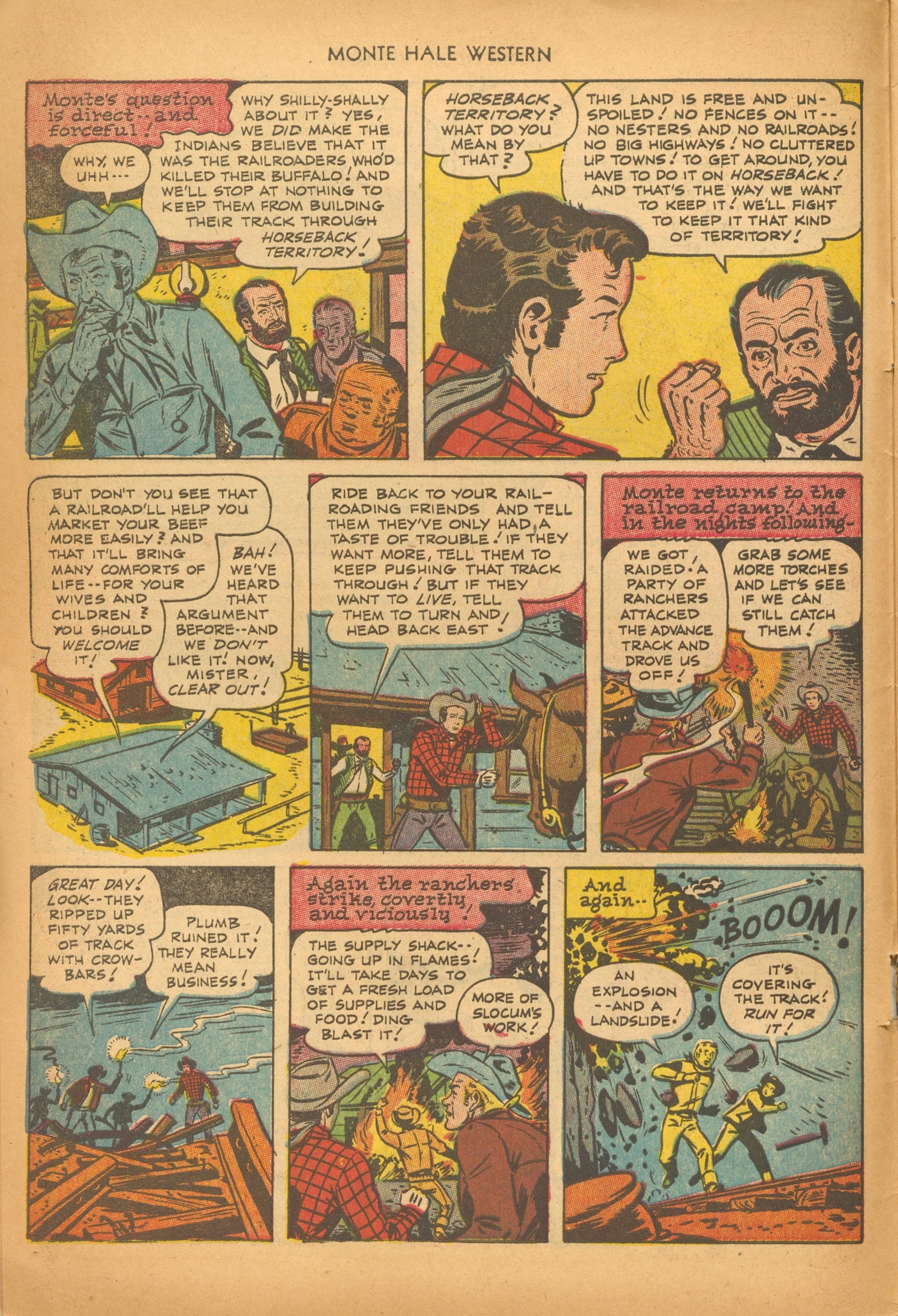 Read online Monte Hale Western comic -  Issue #78 - 6