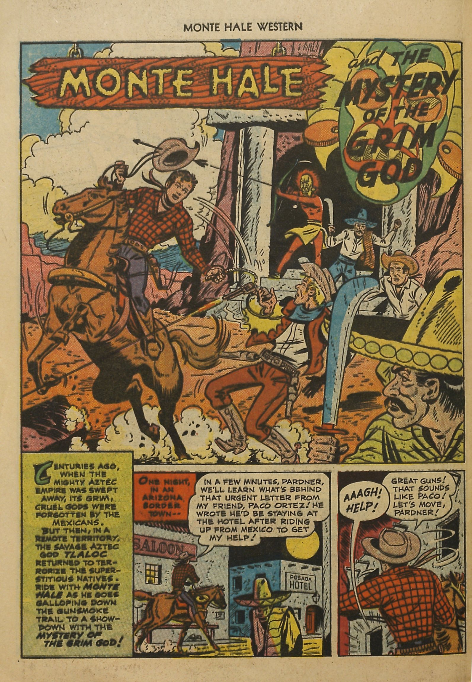 Read online Monte Hale Western comic -  Issue #52 - 40