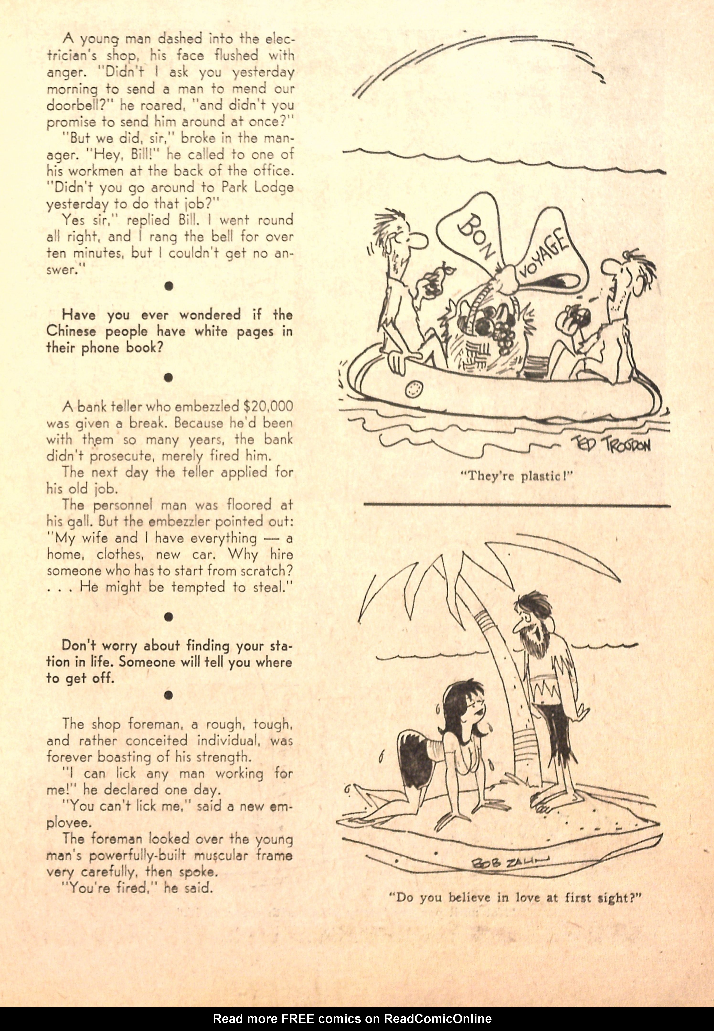 Read online Cartoons and Gags comic -  Issue #40 - 21