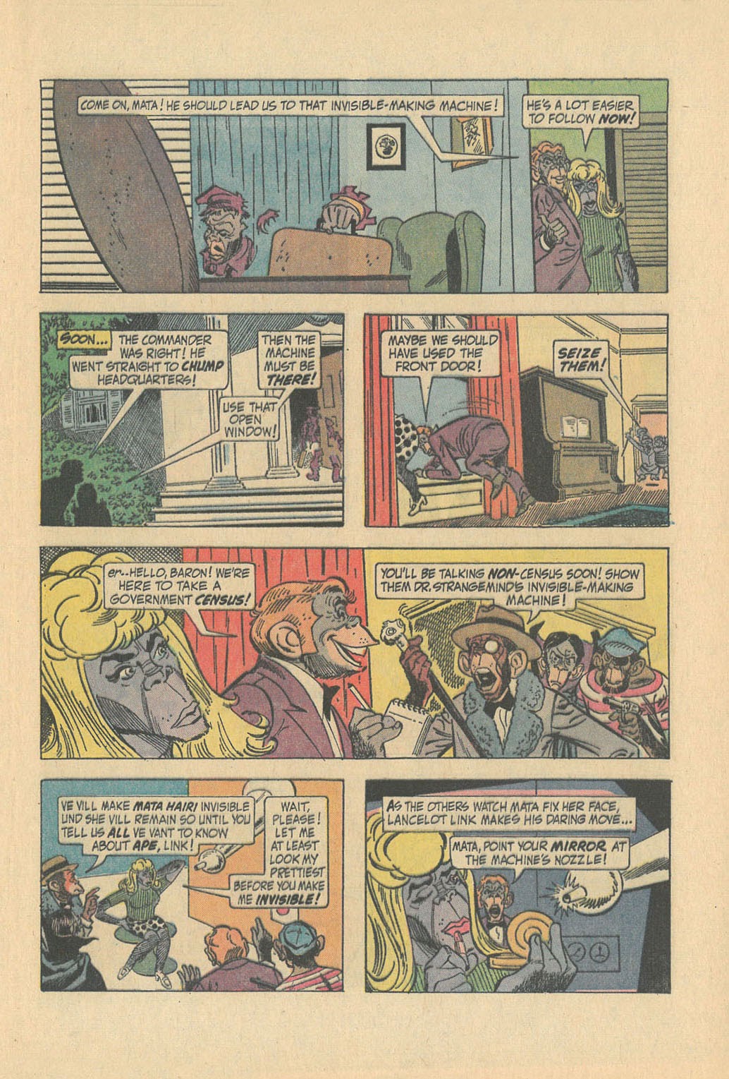 Read online Lancelot Link Secret Chimp comic -  Issue #7 - 9