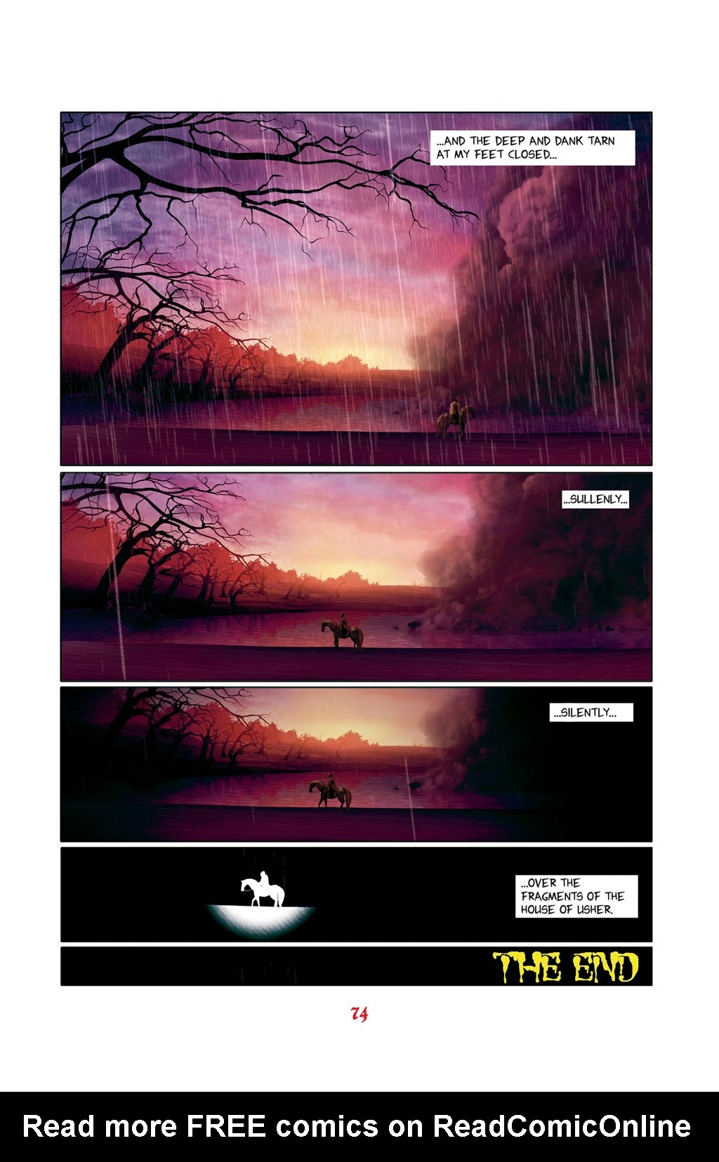 Read online The Fall of the House of Usher: A Graphic Novel comic -  Issue # TPB - 70