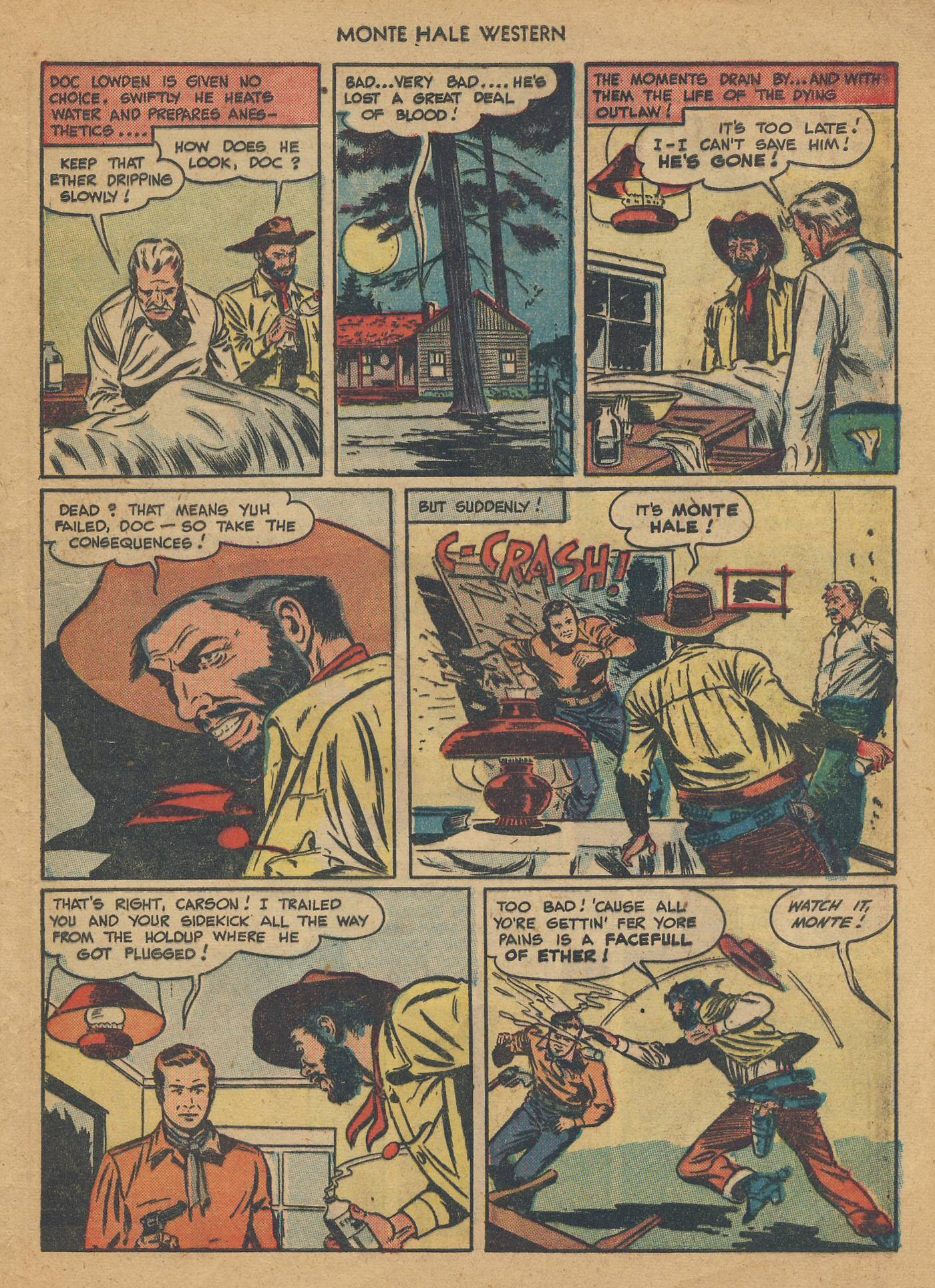 Read online Monte Hale Western comic -  Issue #36 - 16
