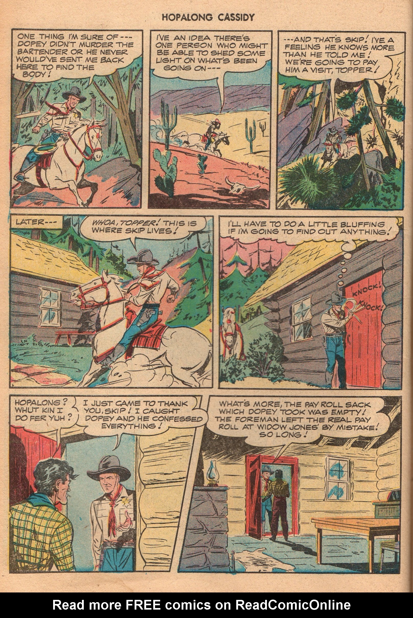 Read online Hopalong Cassidy comic -  Issue #19 - 10