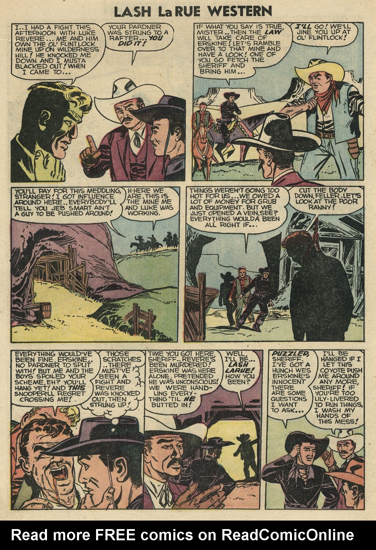 Read online Lash Larue Western (1949) comic -  Issue #47 - 16