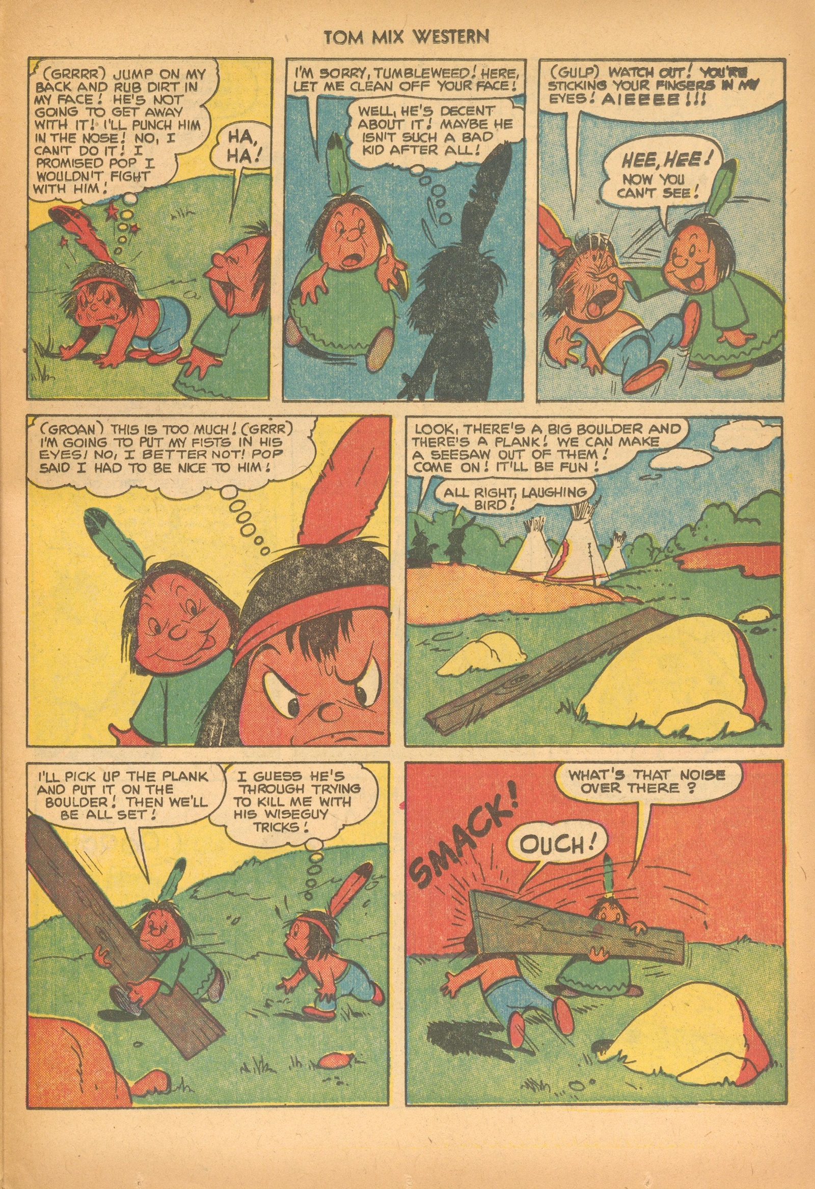 Read online Tom Mix Western (1948) comic -  Issue #49 - 23