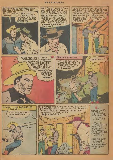 Read online Ken Maynard Western comic -  Issue #5 - 21