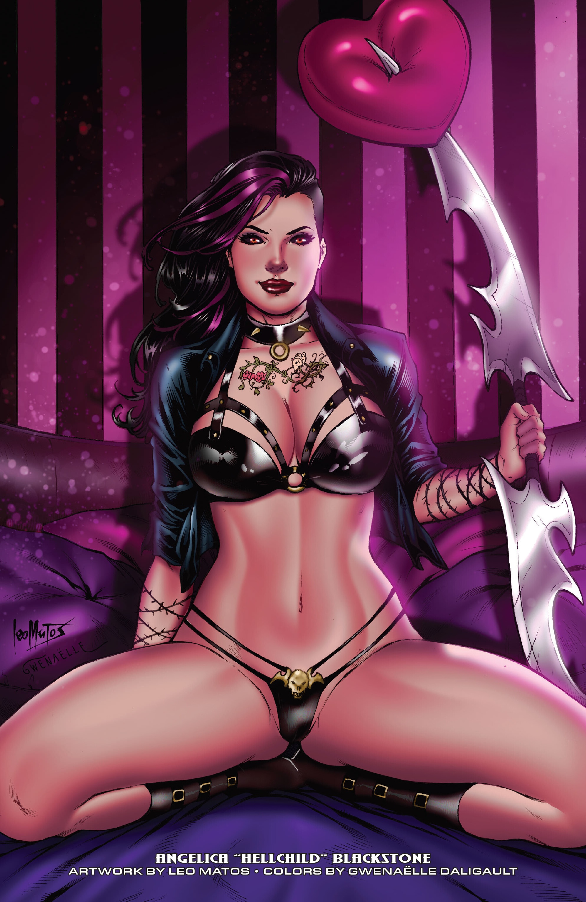 Read online Grimm Fairy Tales 2024 Valentine's Day Lingerie Pinup Special comic -  Issue # Full - 27