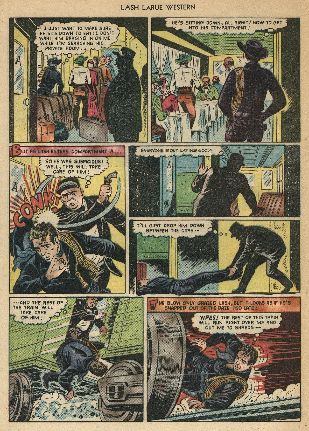 Read online Lash Larue Western (1949) comic -  Issue #22 - 8