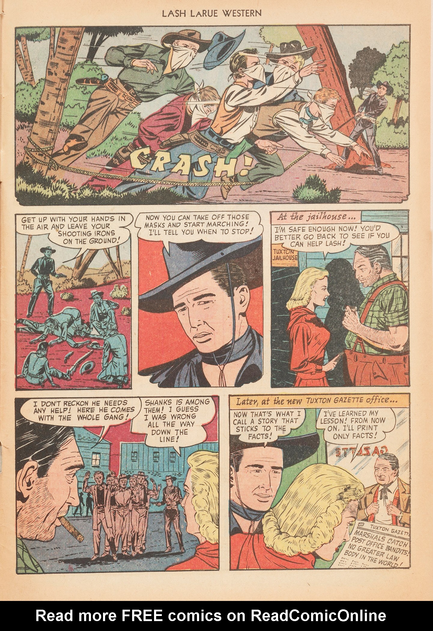 Read online Lash Larue Western (1949) comic -  Issue #10 - 49