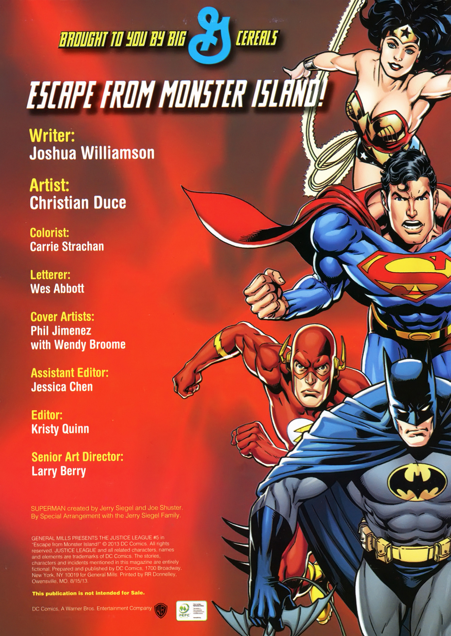 Read online General Mills Presents: Justice League (2011) comic -  Issue #5 - 2