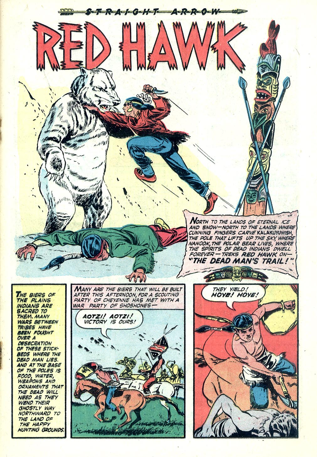 Read online Straight Arrow comic -  Issue #13 - 19