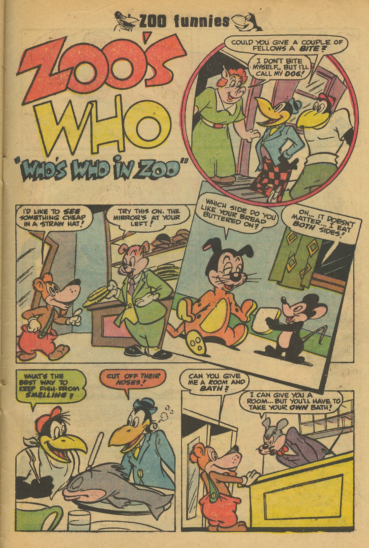 Read online Zoo Funnies comic -  Issue #3 - 33