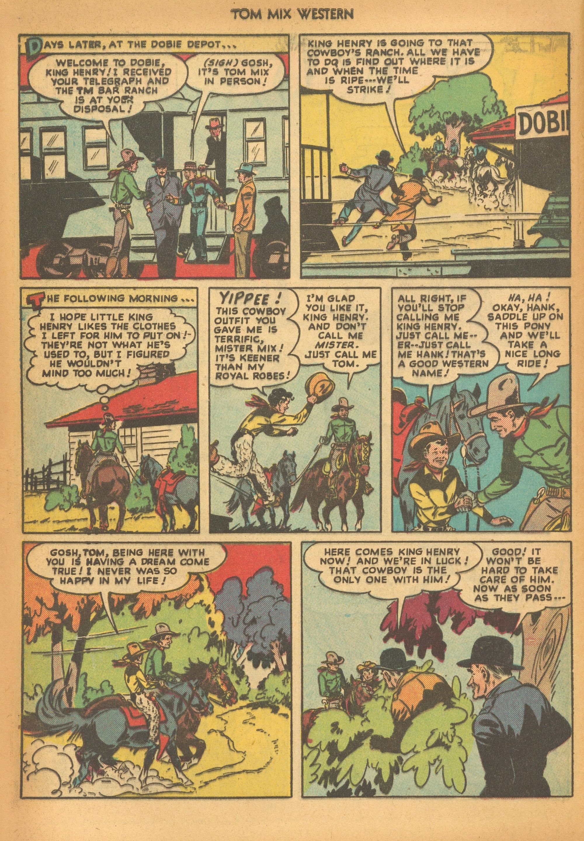 Read online Tom Mix Western (1948) comic -  Issue #16 - 44