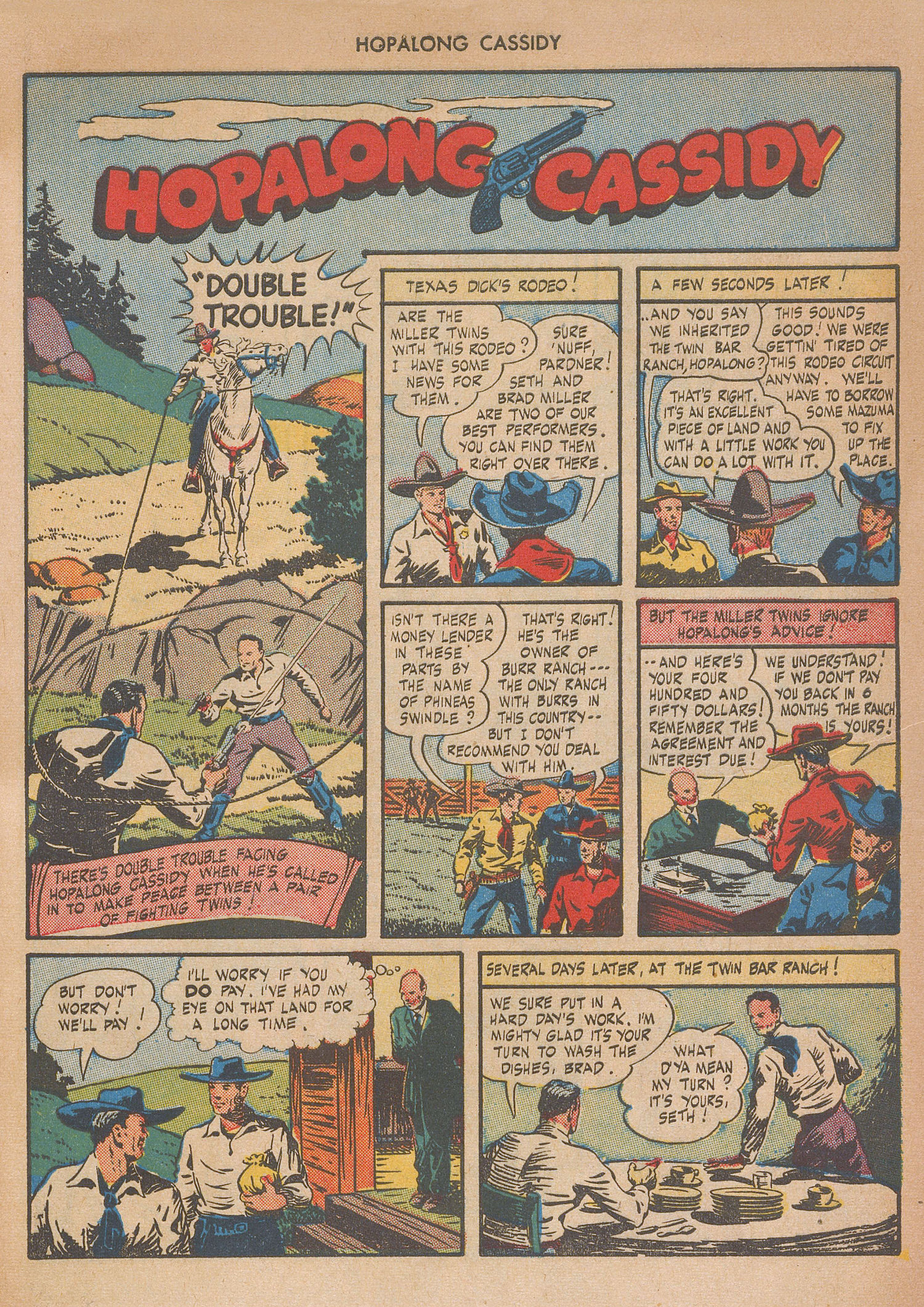 Read online Hopalong Cassidy comic -  Issue #2 - 21