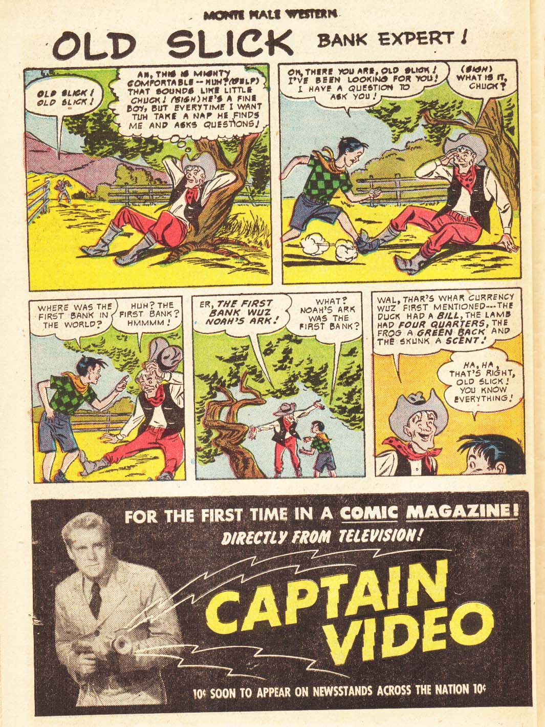 Read online Monte Hale Western comic -  Issue #56 - 37