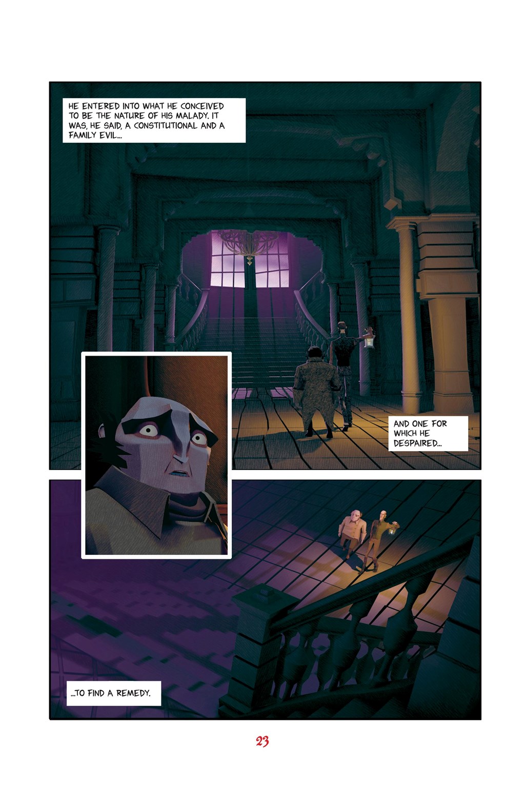 Read online The Fall of the House of Usher: A Graphic Novel comic -  Issue # TPB - 19