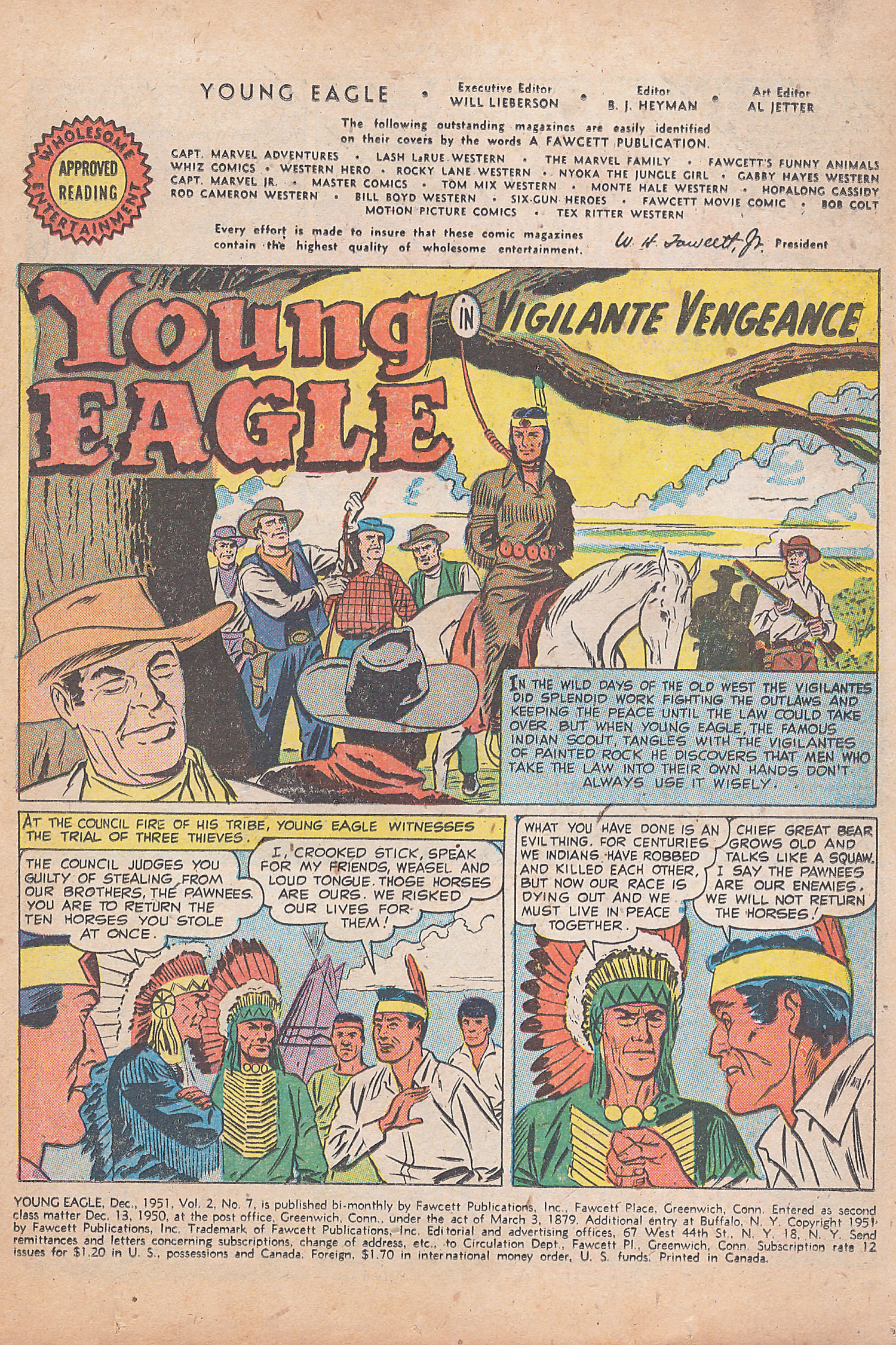 Read online Young Eagle comic -  Issue #7 - 3