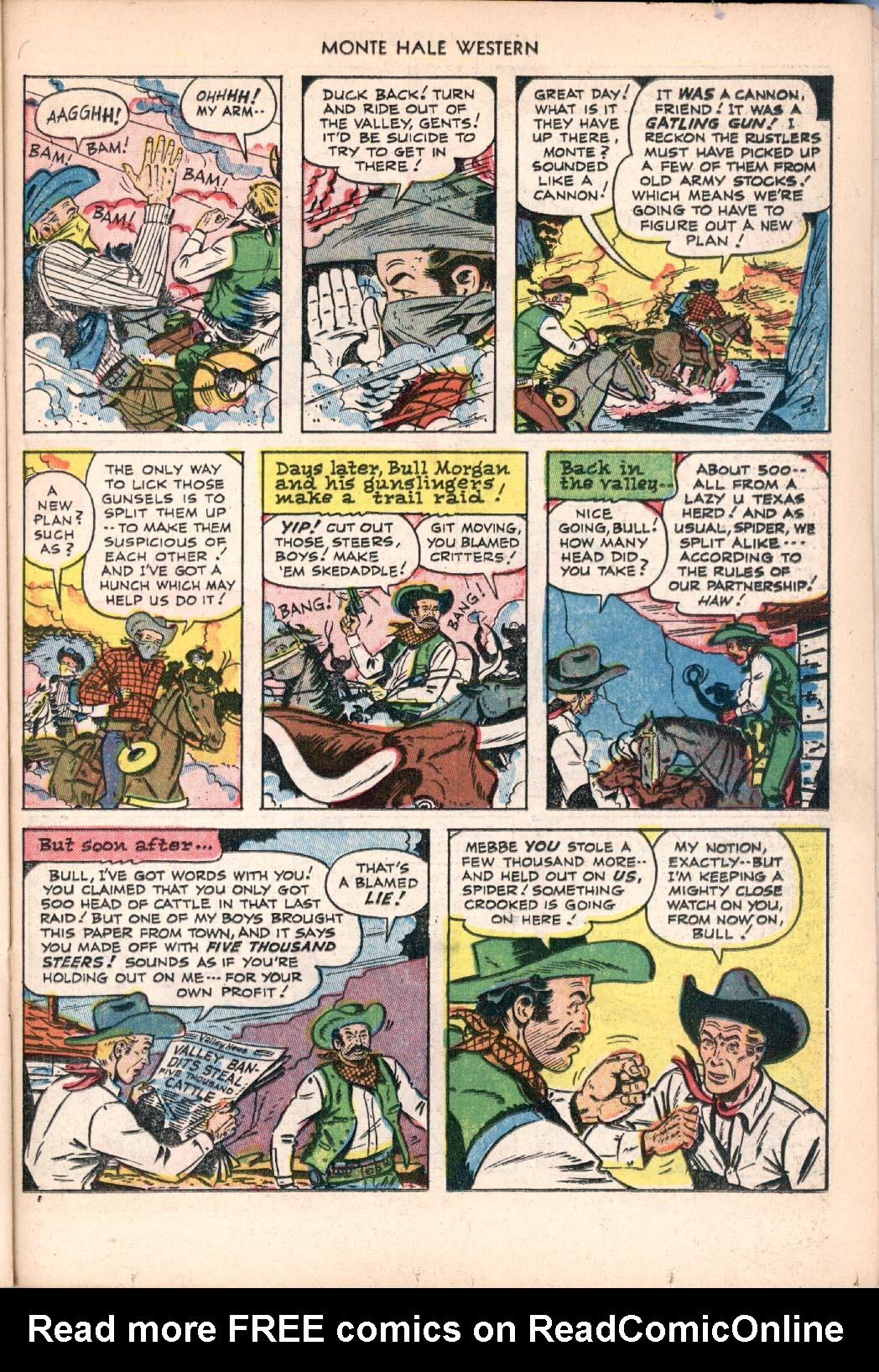 Read online Monte Hale Western comic -  Issue #81 - 23