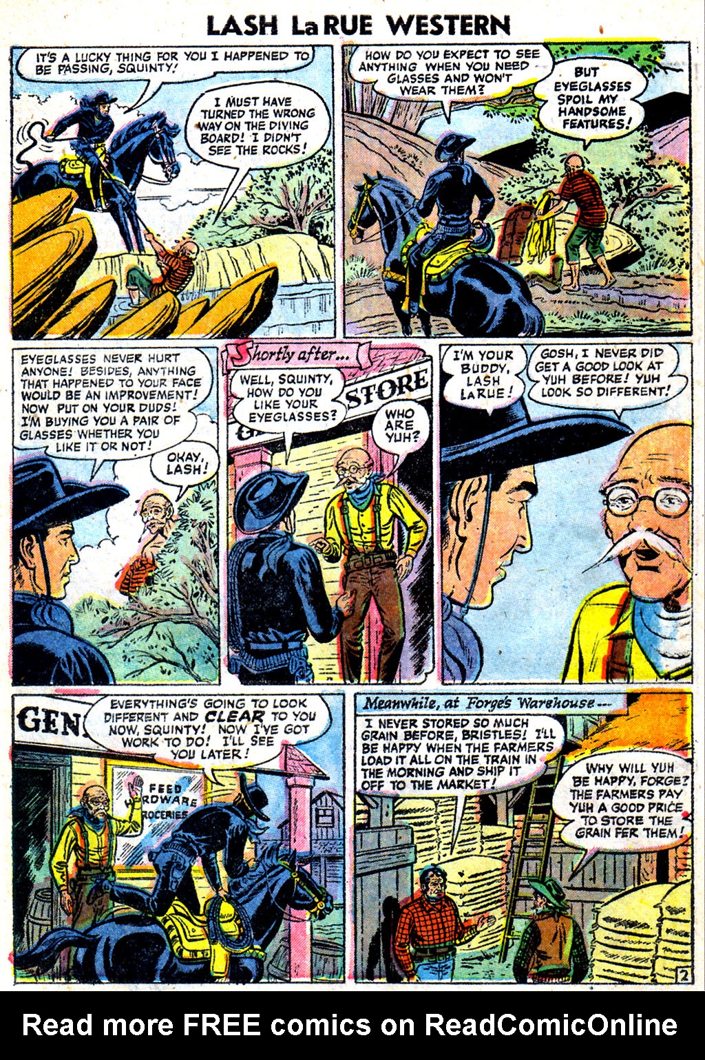Read online Lash Larue Western (1949) comic -  Issue #59 - 27