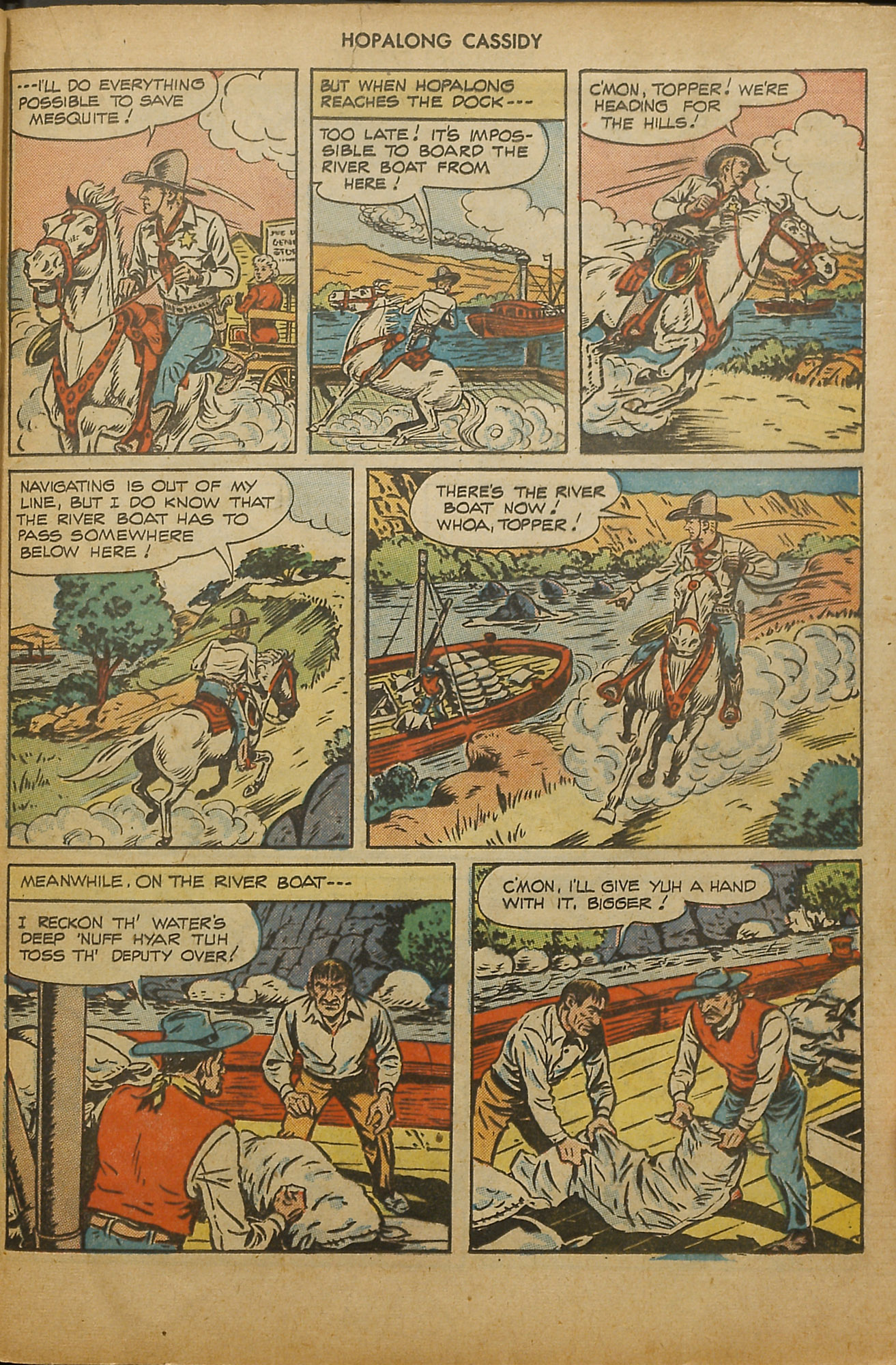 Read online Hopalong Cassidy comic -  Issue #24 - 35