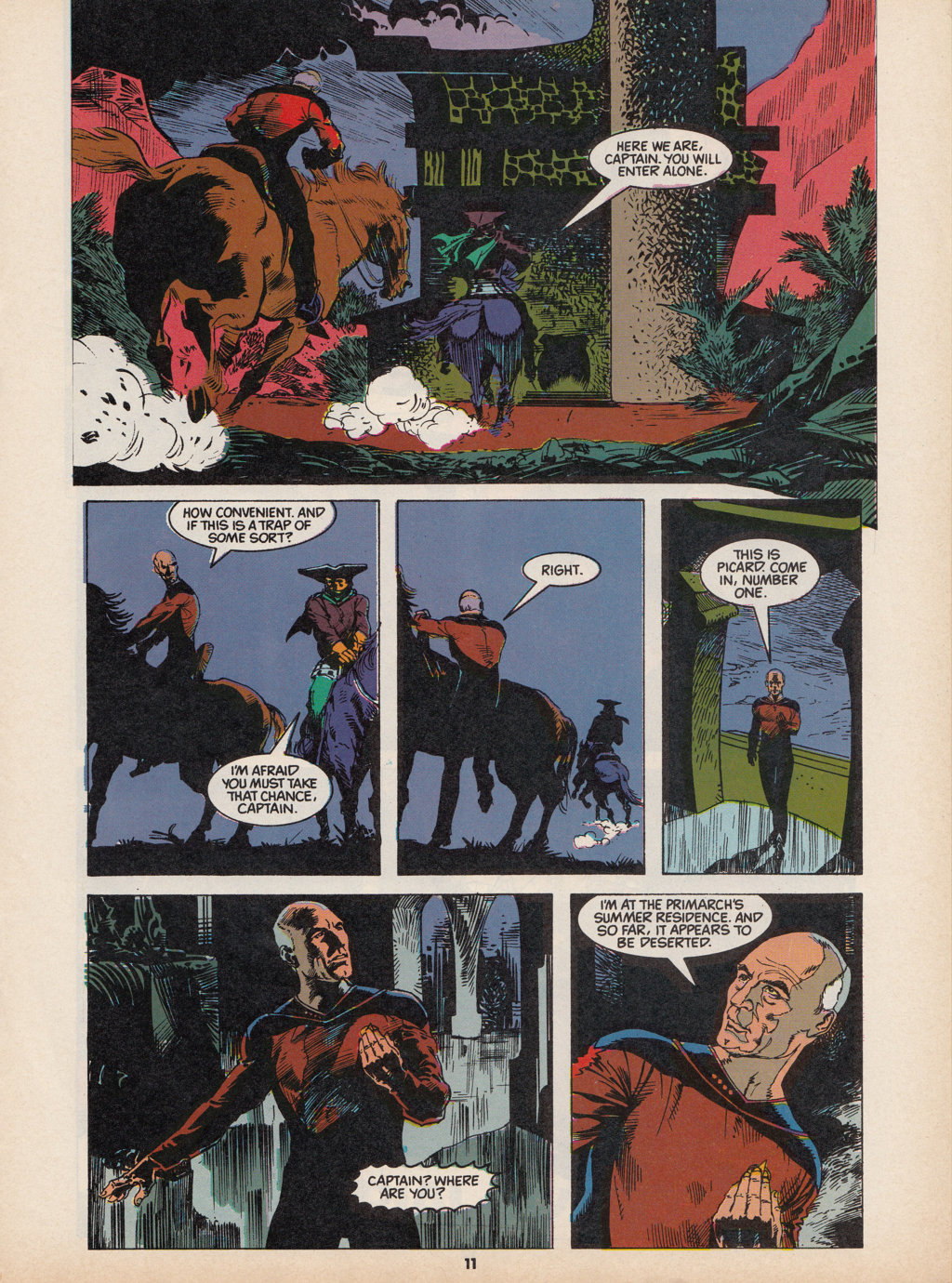 Read online Star Trek The Next Generation (1990) comic -  Issue #9 - 11