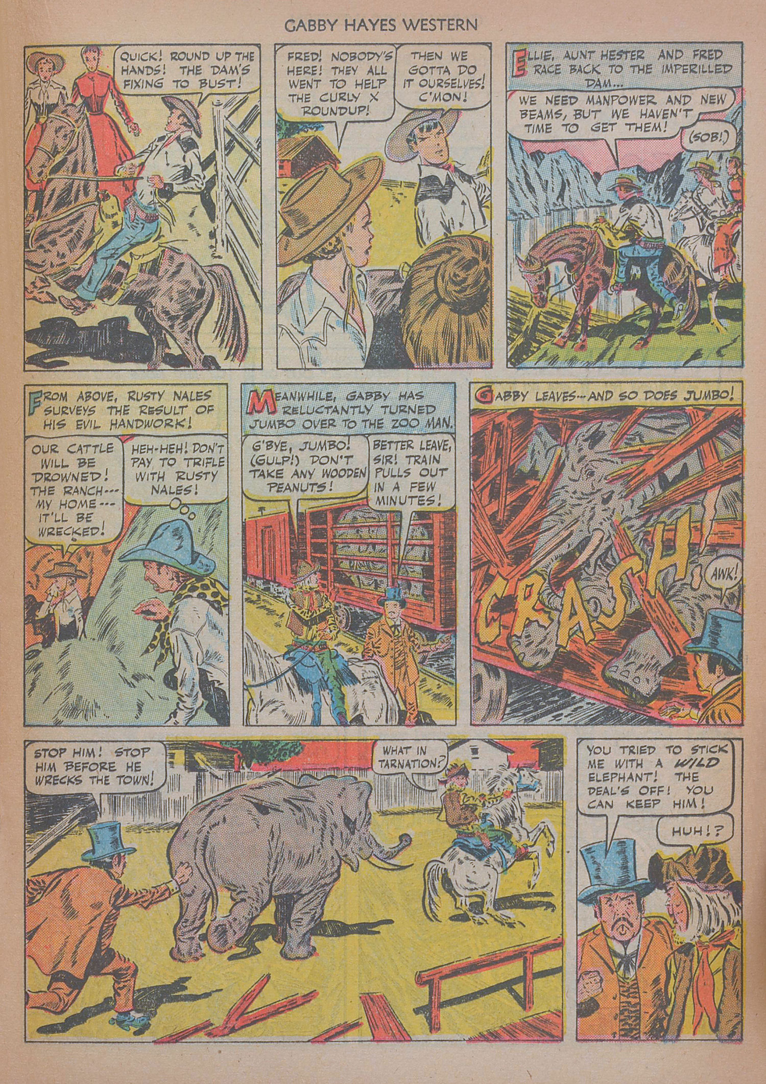 Read online Gabby Hayes Western comic -  Issue #15 - 21