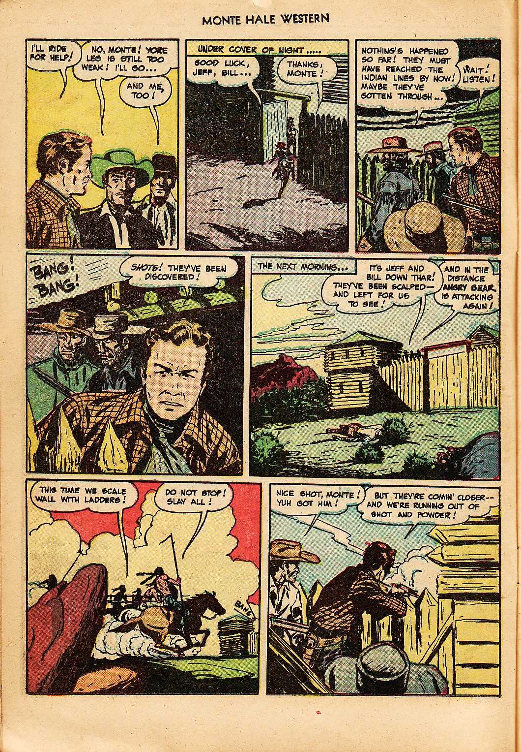 Read online Monte Hale Western comic -  Issue #38 - 9