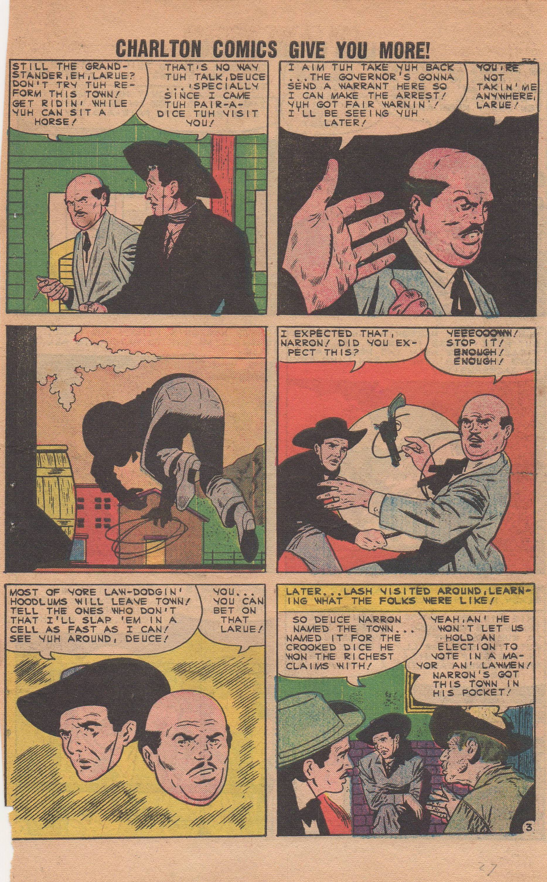 Read online Lash Larue Western (1949) comic -  Issue #82 - 27