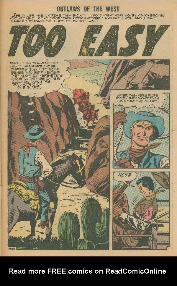 Read online Outlaws of the West comic -  Issue #11 - 26