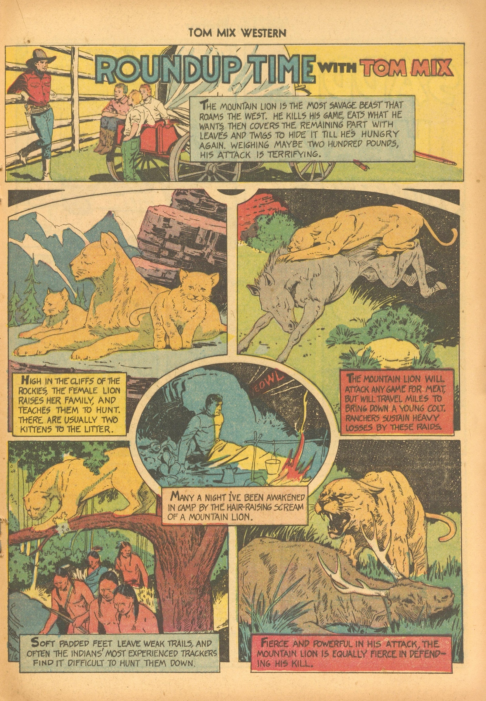 Read online Tom Mix Western (1948) comic -  Issue #46 - 21