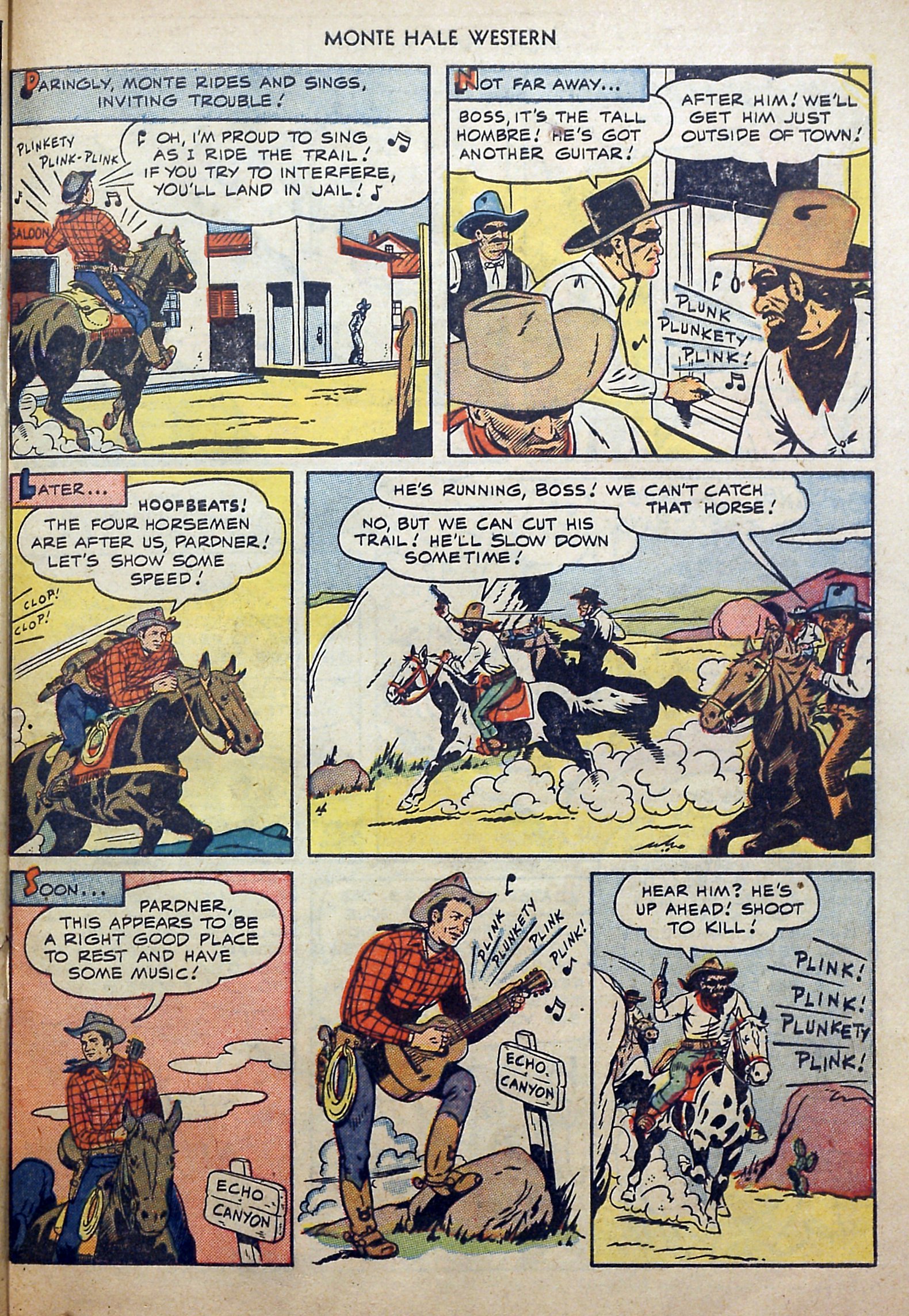 Read online Monte Hale Western comic -  Issue #46 - 31