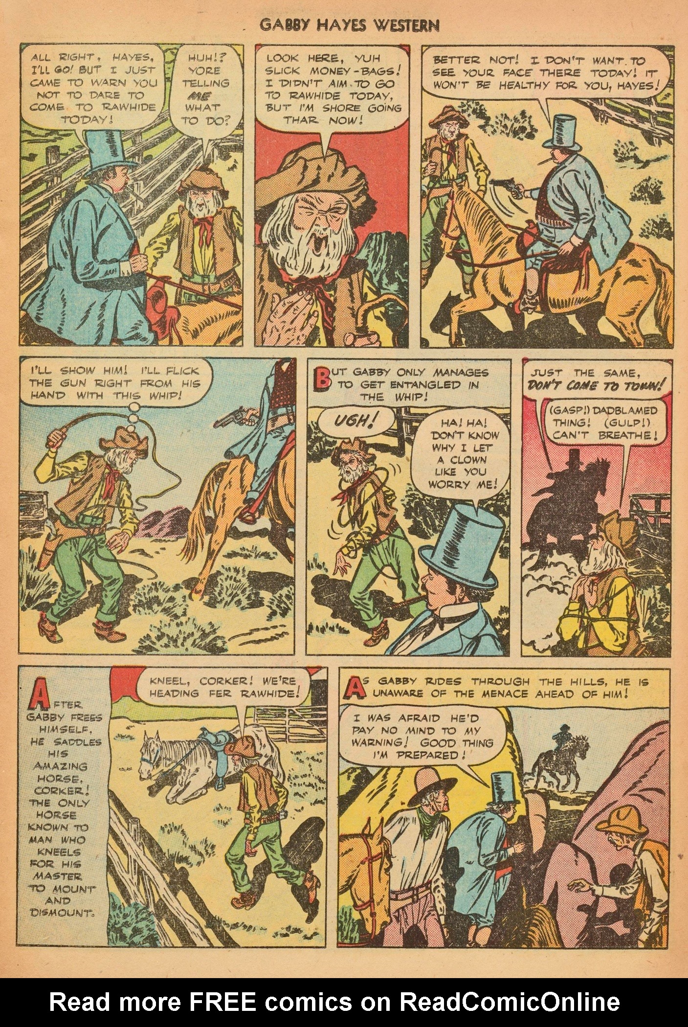 Read online Gabby Hayes Western comic -  Issue #8 - 15