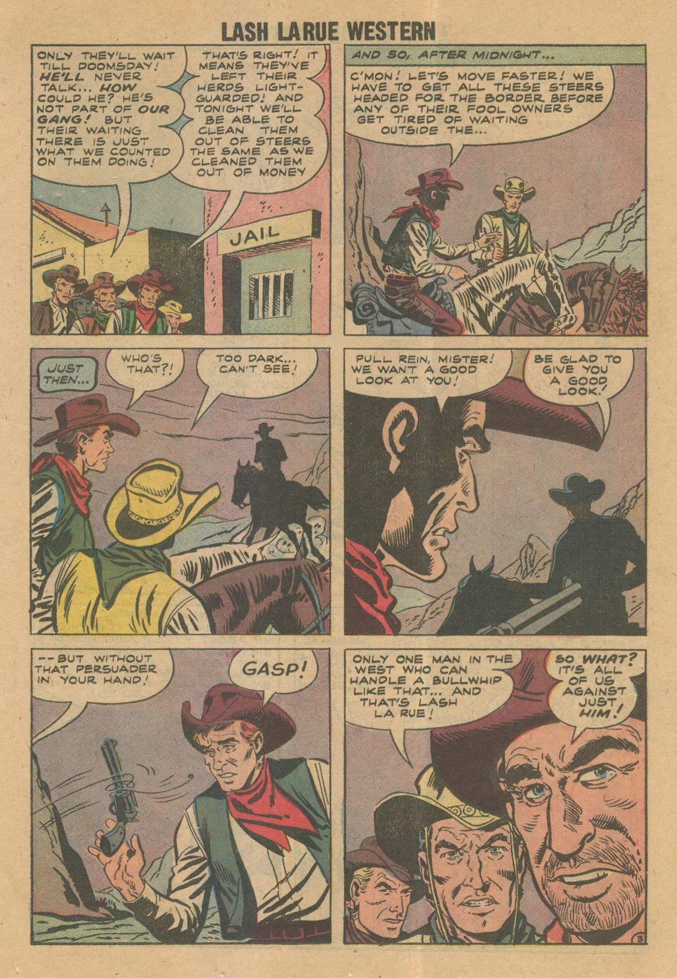 Read online Lash Larue Western (1949) comic -  Issue #69 - 18