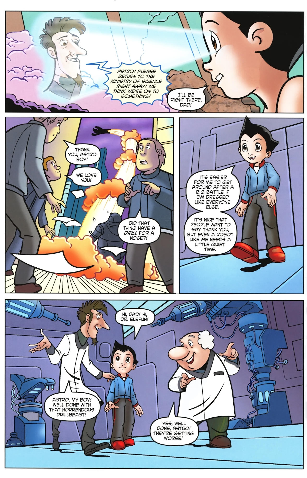 Read online Astro Boy: The Movie: Official Movie Prequel comic -  Issue #1 - 8