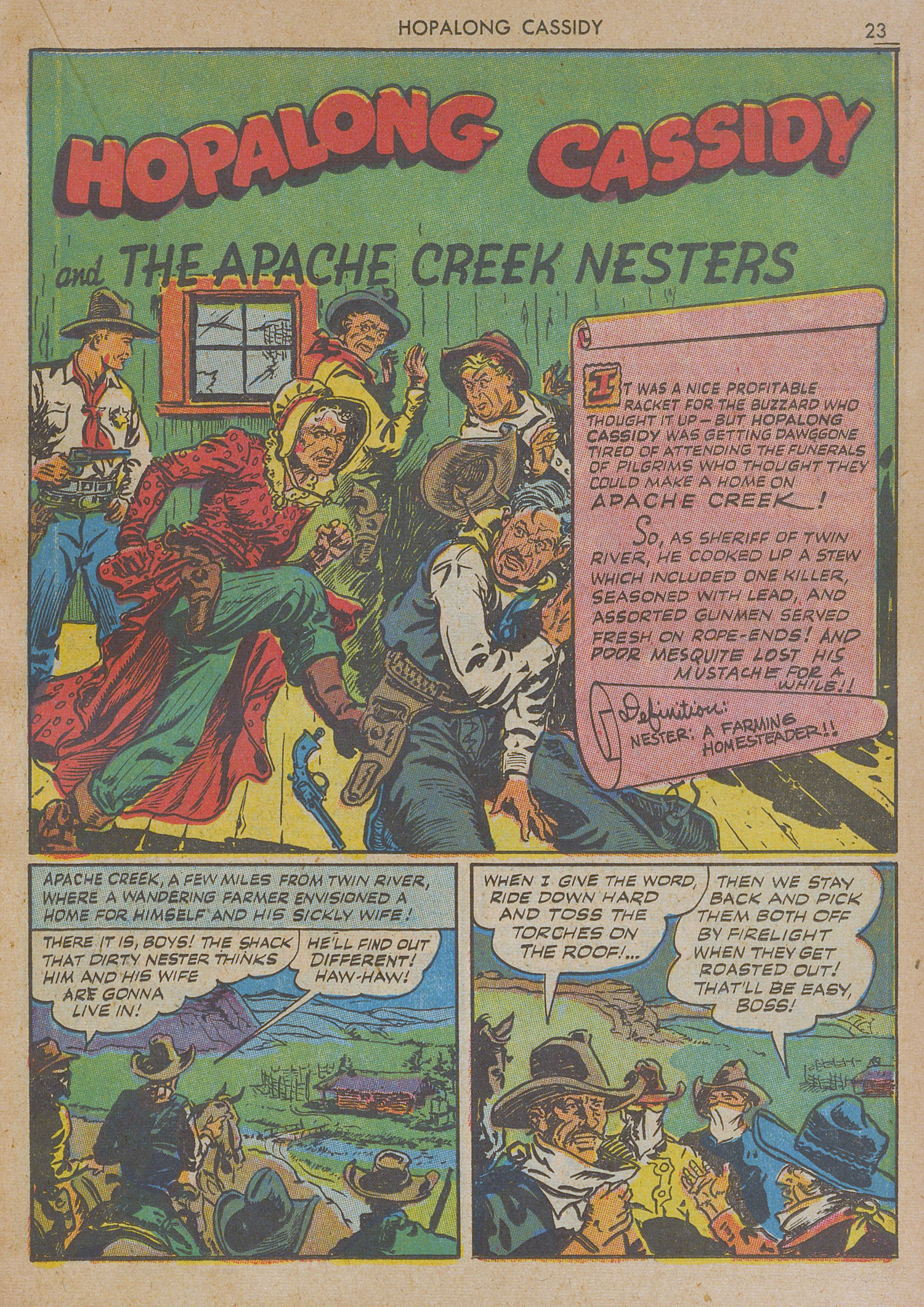 Read online Hopalong Cassidy comic -  Issue #1 - 23