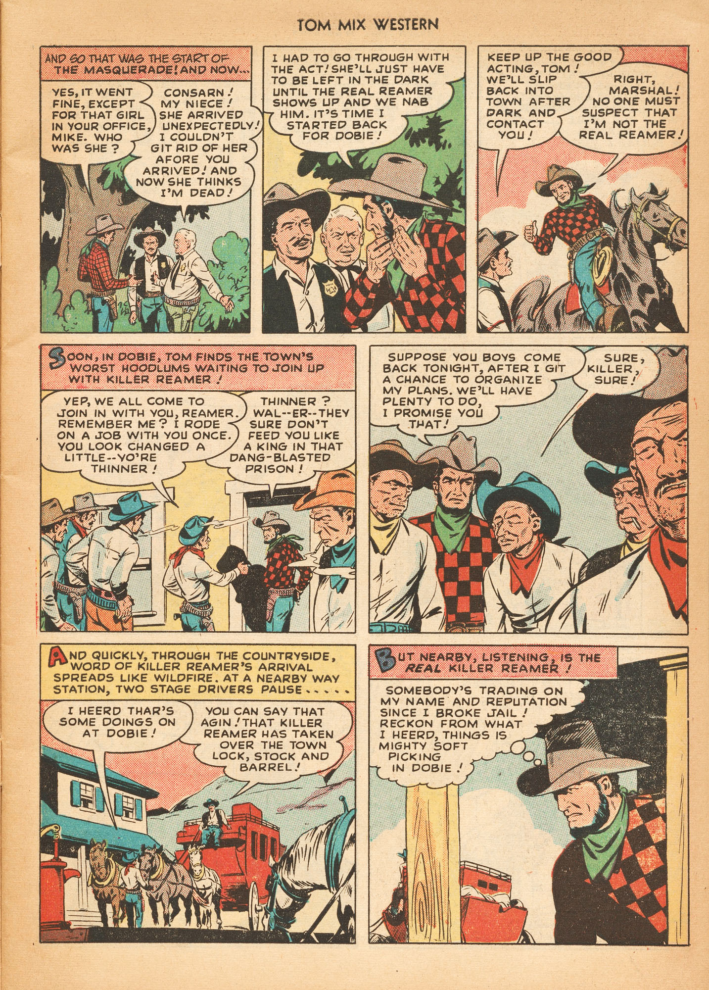 Read online Tom Mix Western (1948) comic -  Issue #15 - 7