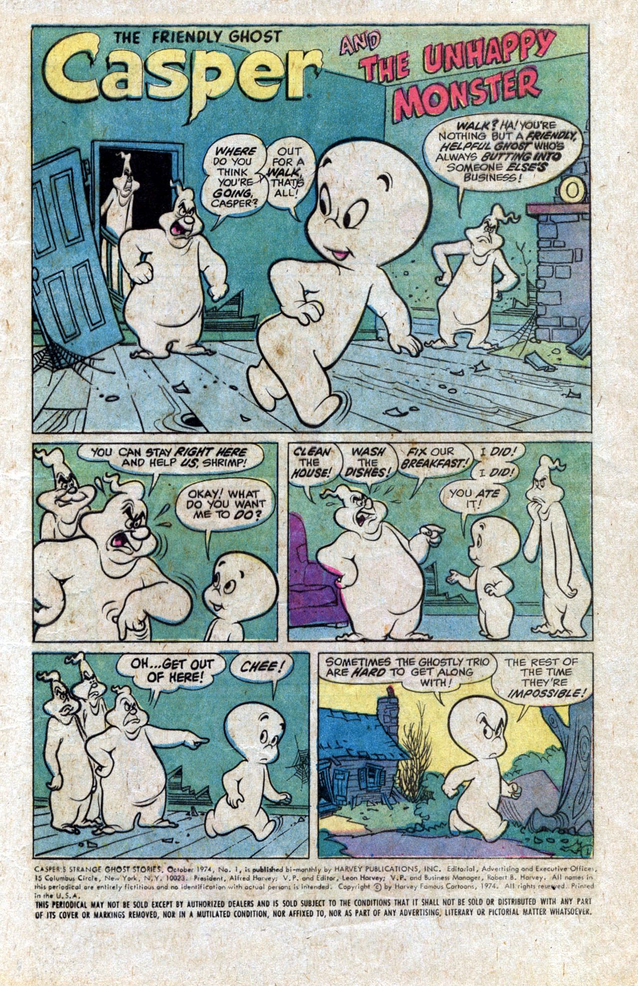 Read online Casper Strange Ghost Stories comic -  Issue #1 - 5