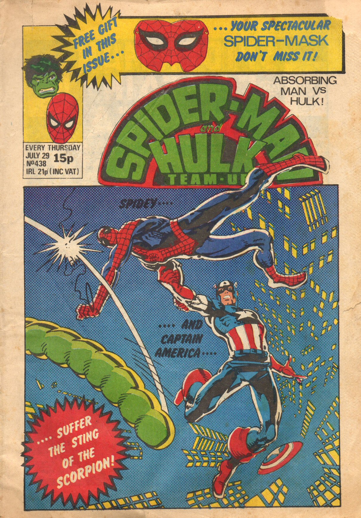 Read online Spider-Man and Hulk Weekly comic -  Issue #438 - 1
