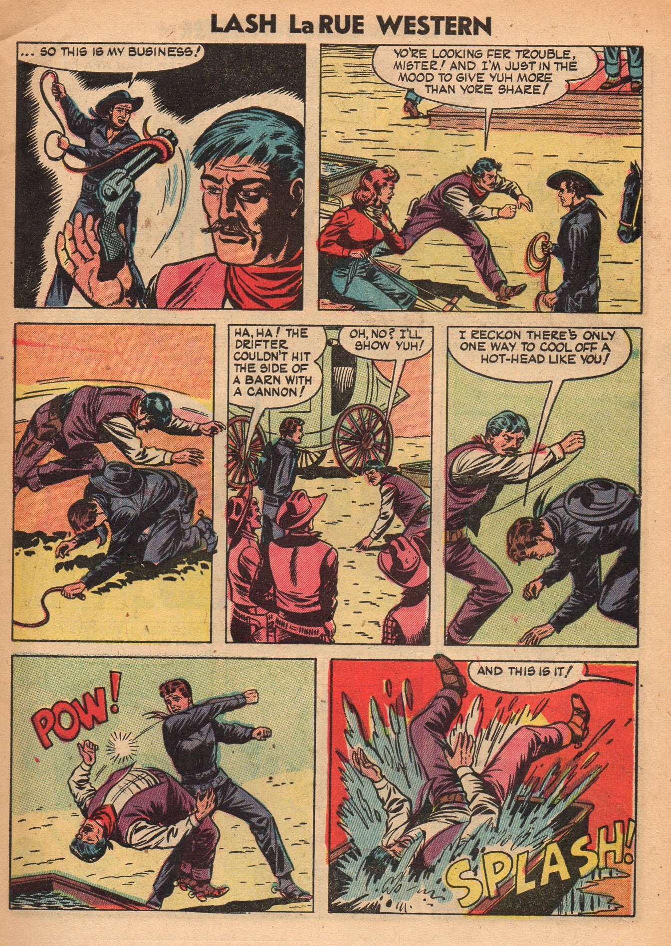 Read online Lash Larue Western (1949) comic -  Issue #48 - 5