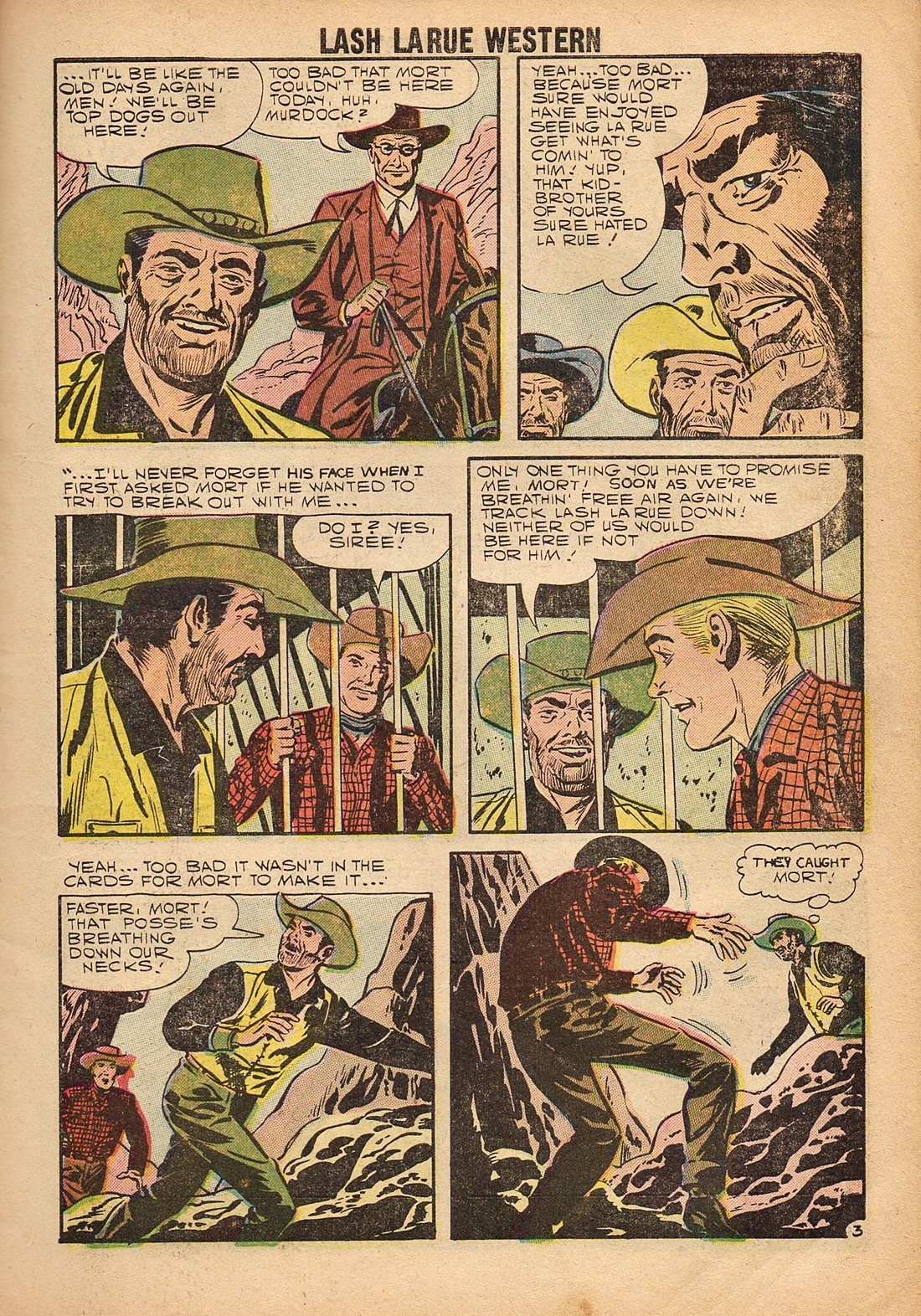 Read online Lash Larue Western (1949) comic -  Issue #67 - 5
