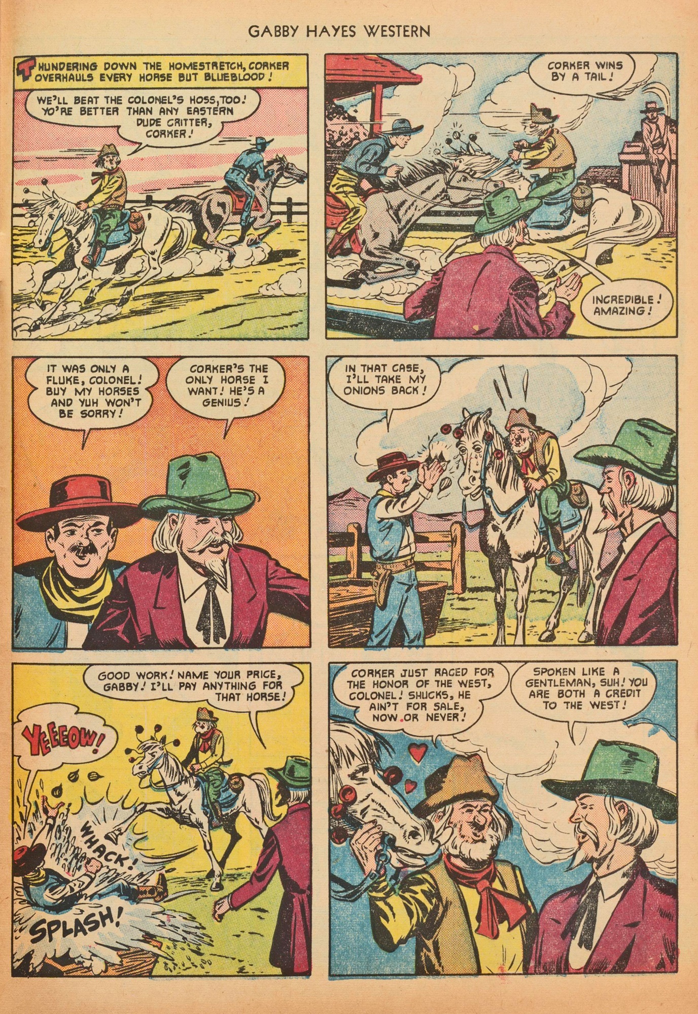 Read online Gabby Hayes Western comic -  Issue #33 - 33