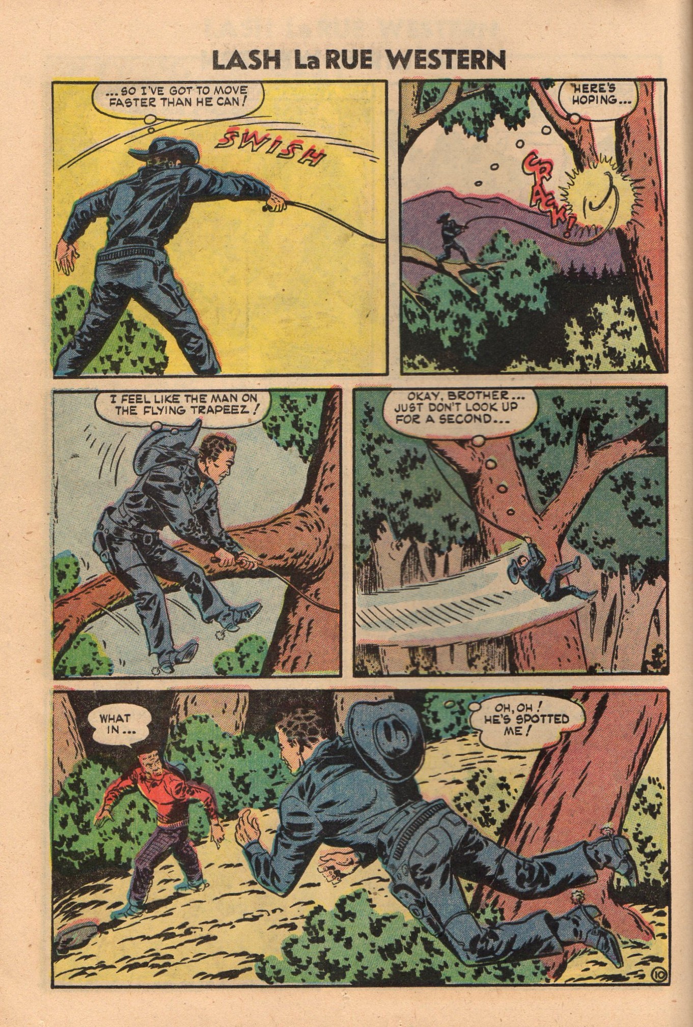 Read online Lash Larue Western (1949) comic -  Issue #50 - 12